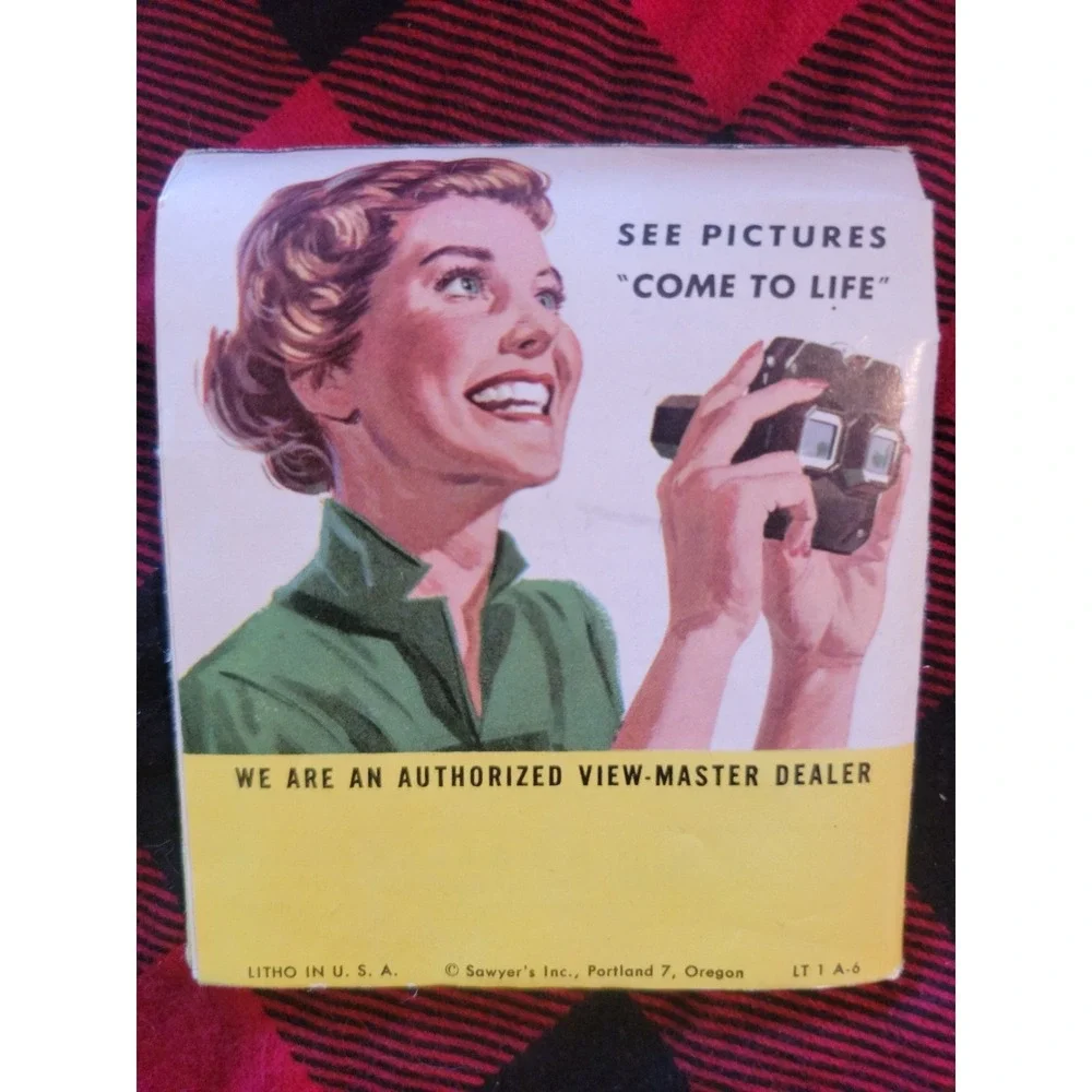 Vintage Sawyer's View-Master Viewer + 42 Reel Travel Lot Works! Booklets